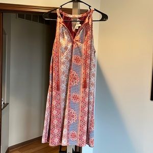 patterned dress size large
